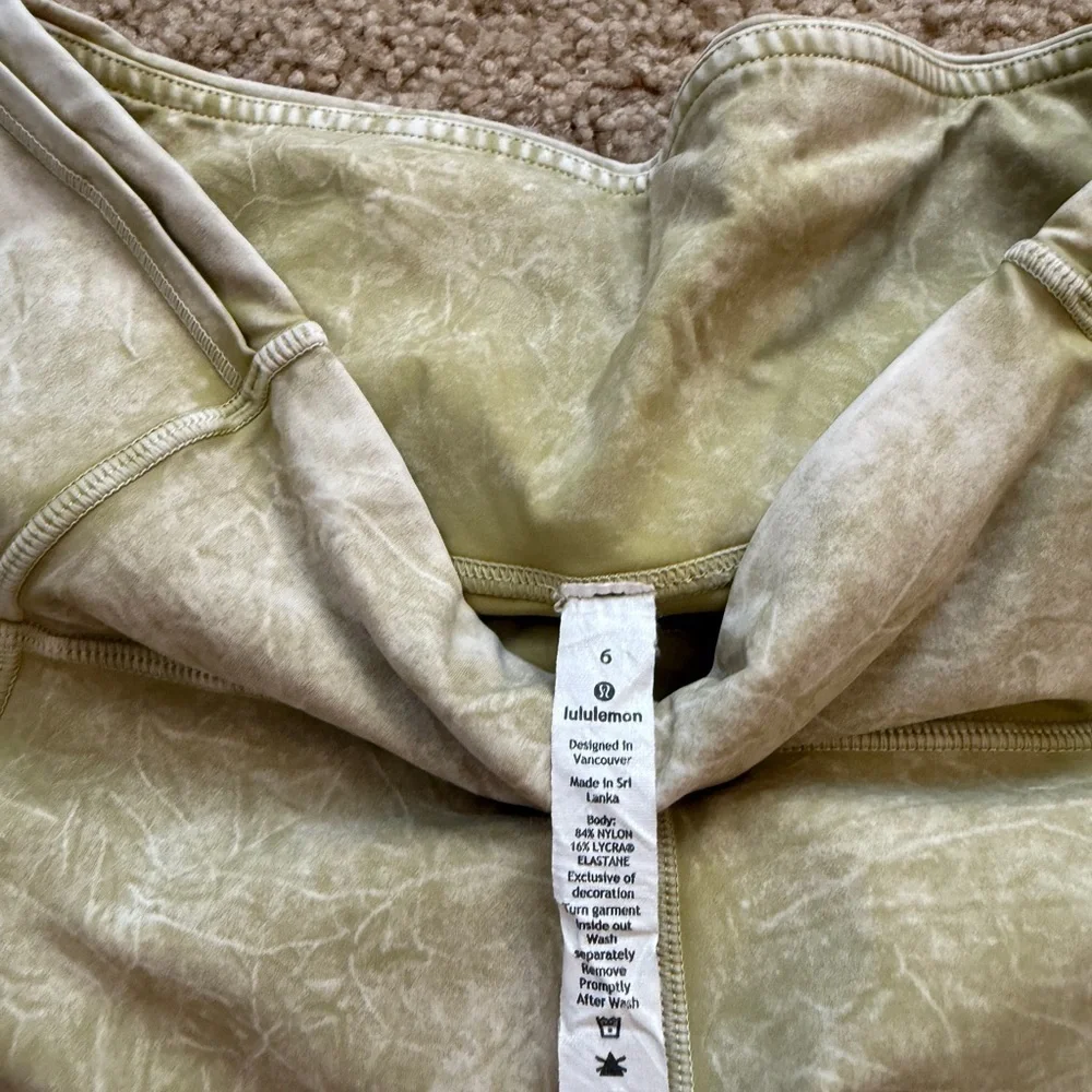 Lululemon Athletica Light Green Leggings